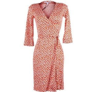 DVF Diane Von Furstenberg Julian Two Wrap Dress Size 0